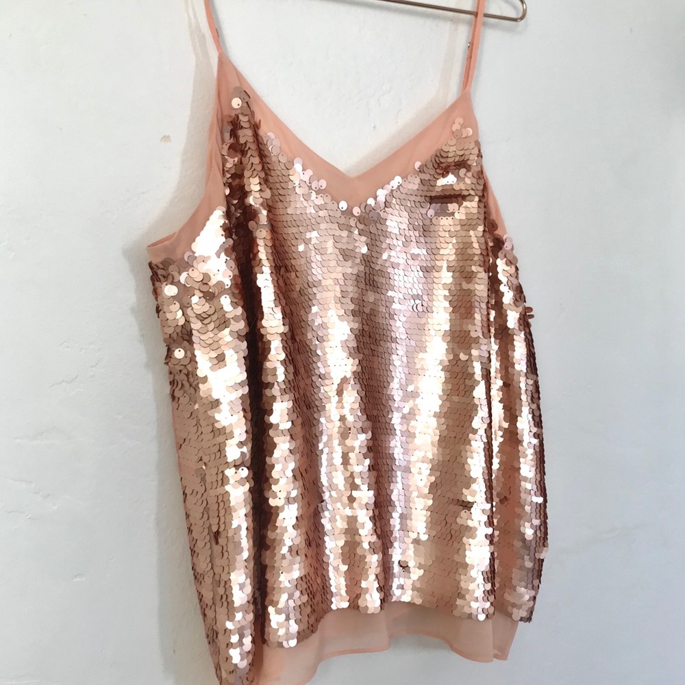Anthropologie Moulinette Soeurs sequin top